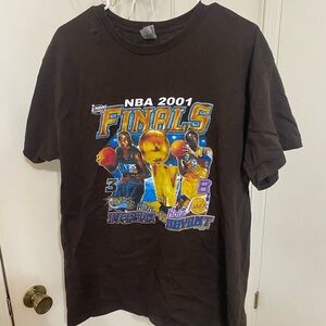 Gildan Black NBA 2001 Finals T-Shirt